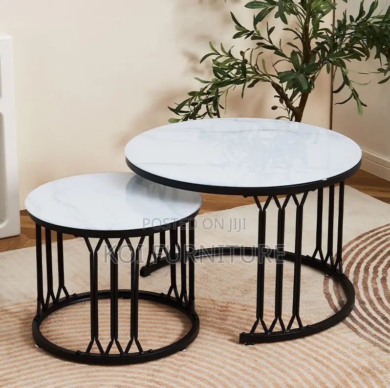 Coffee Tables : Set of Two Modern Nesting Coffee Table