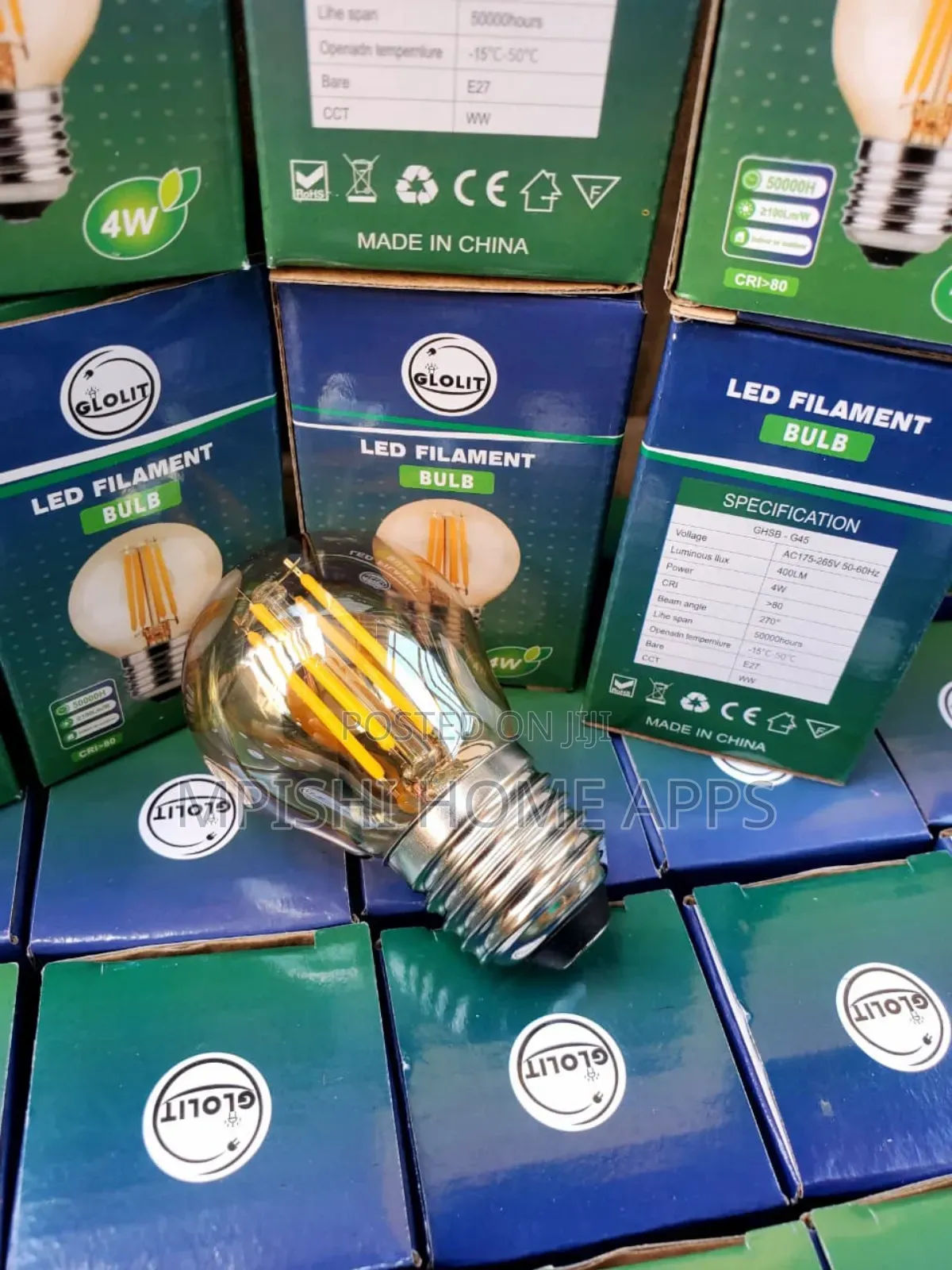 Led Filament Bulb G45