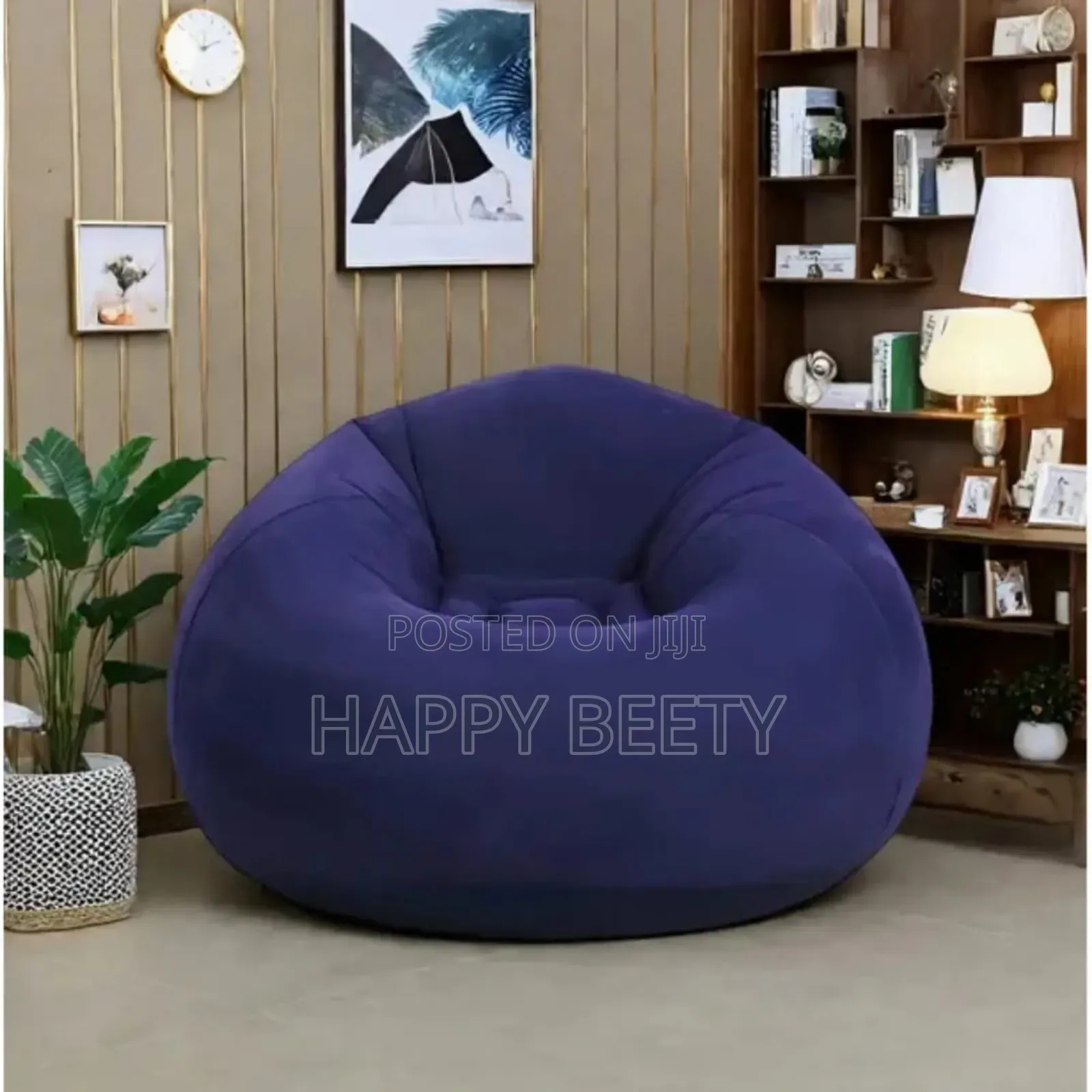 *Large Lazy Inflatable Bean Bag With Free Manual Pump*
