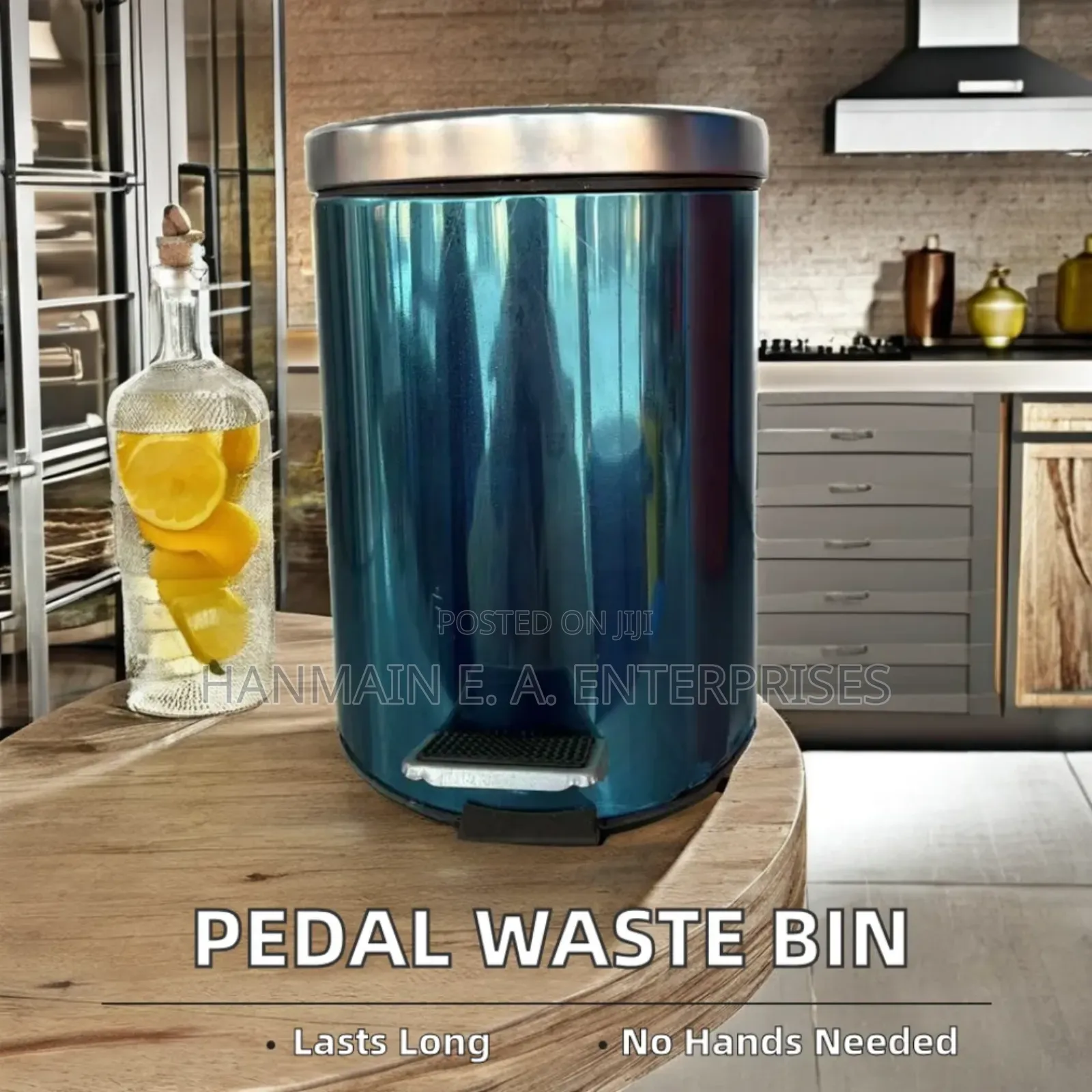 5l, 12l, 20l, 30l Stainless Steel Pedal Dustbin