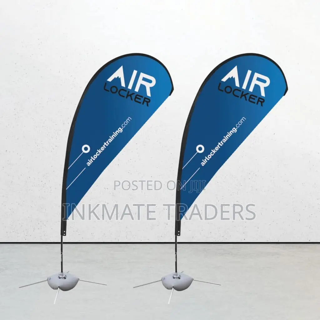 Portable Advertising Teardrop Banner Printing