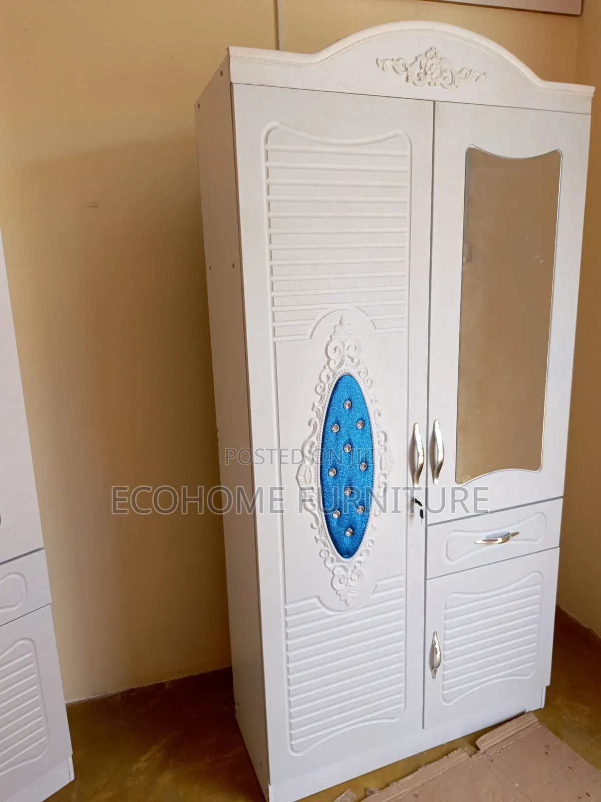 2 Door Wardrobe White