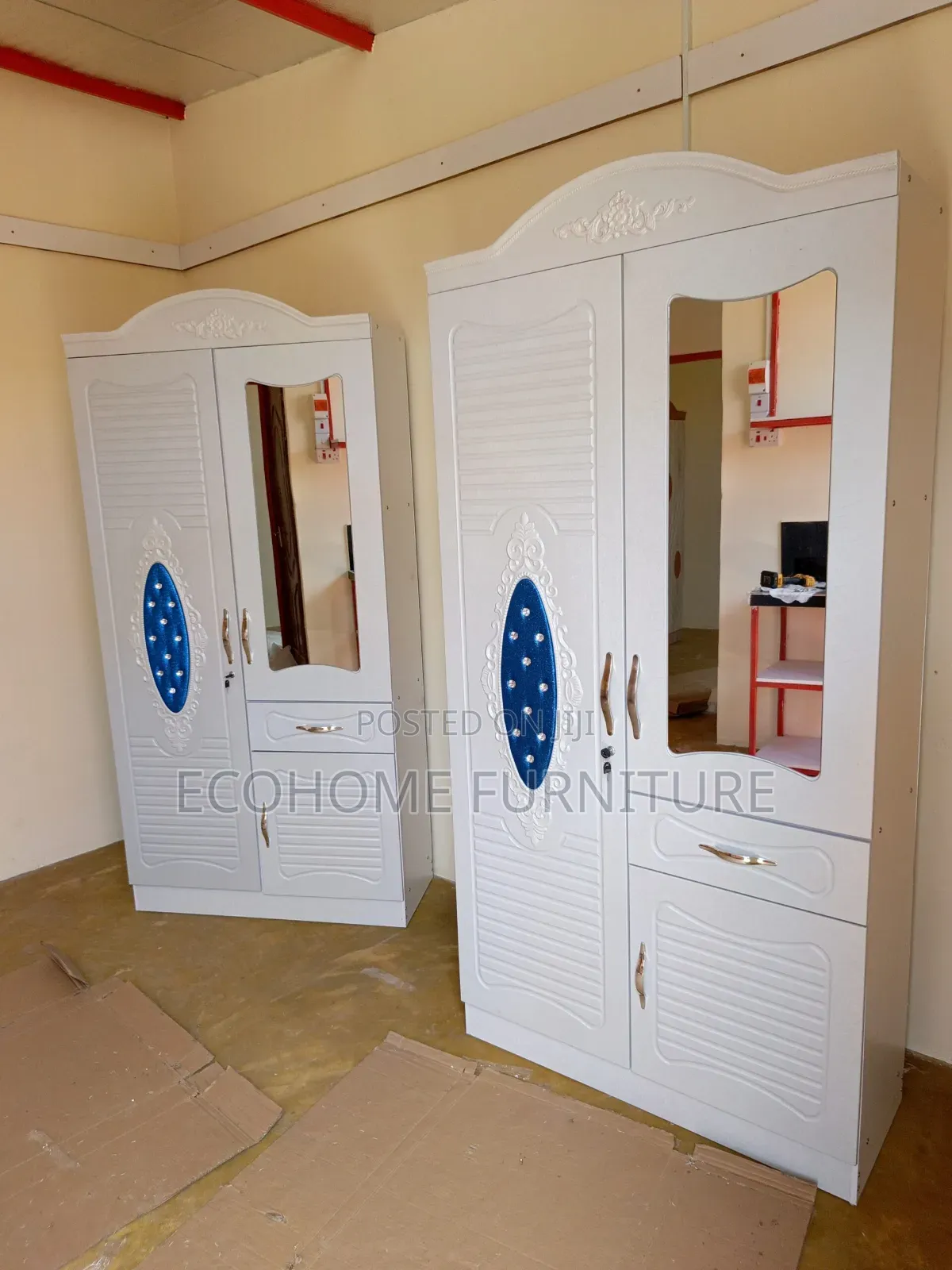 2 Door Wardrobe White