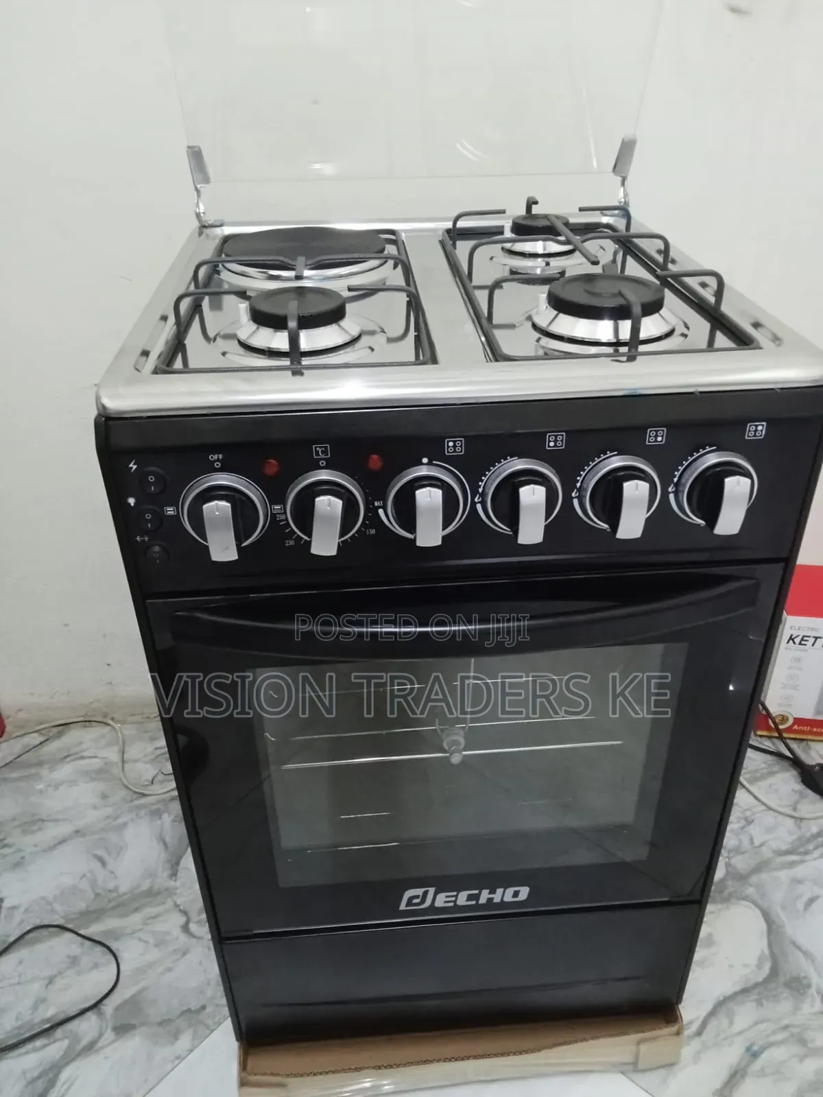 Decho 50*55cm 3g +1e Standing Cooker With Electric Oven