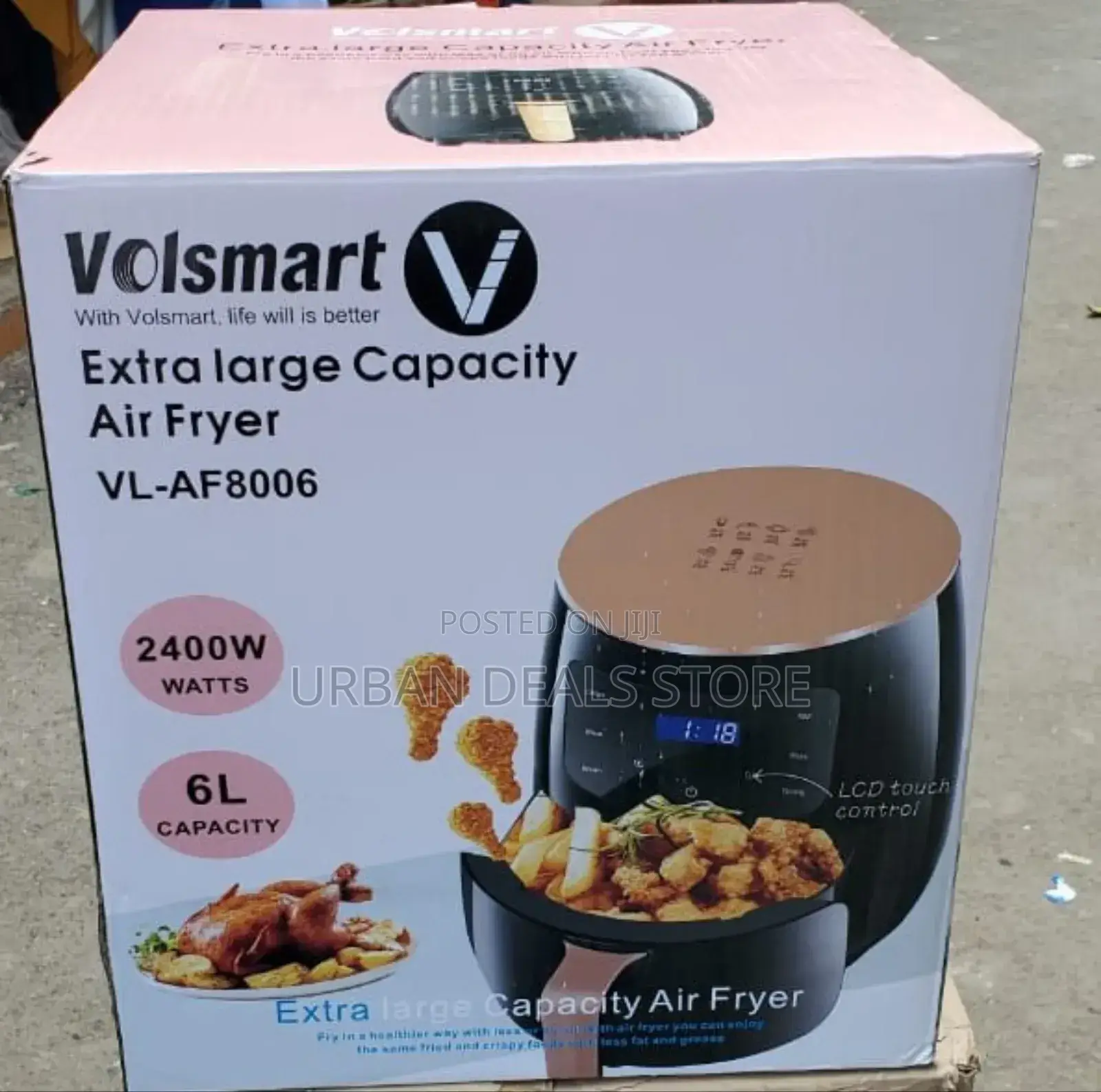 6 LTRS Volsmart Airfryer