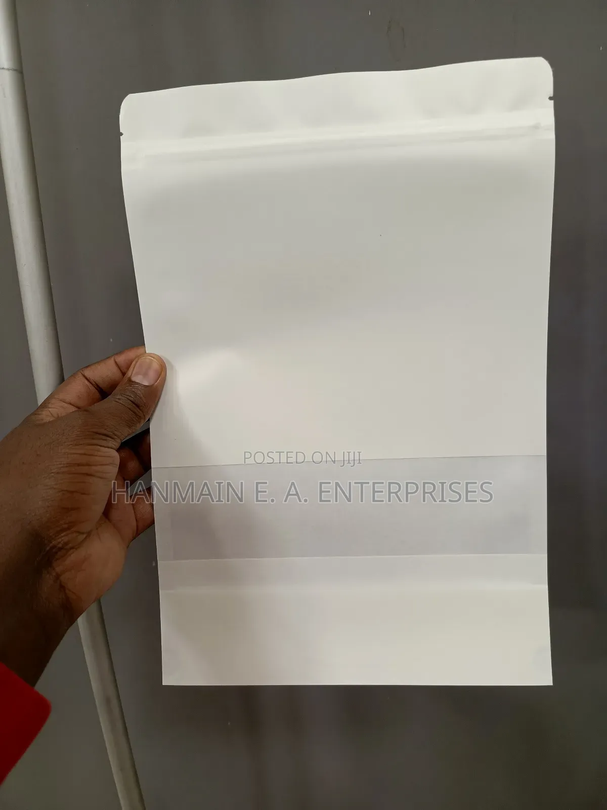 Stand Up Pouch Aluminum Ziplock Window Bags