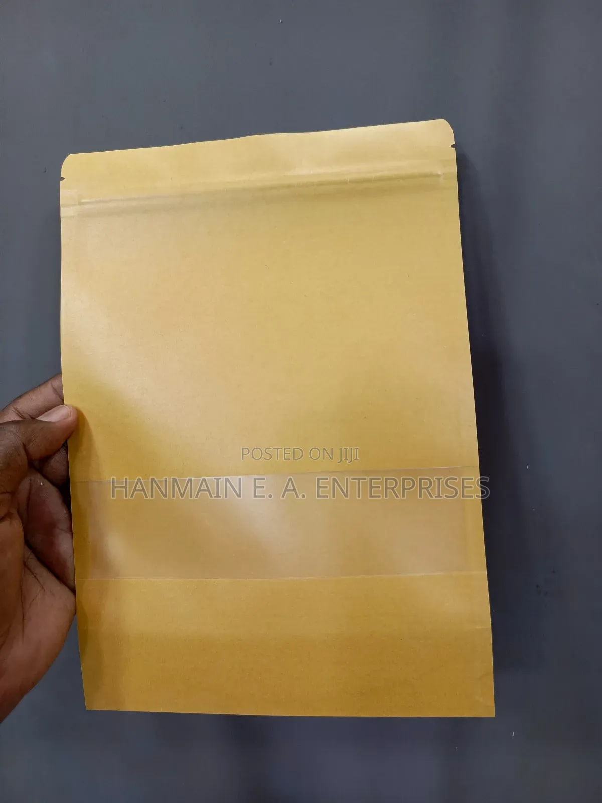 Stand Up Pouch Aluminum Ziplock Window Bags