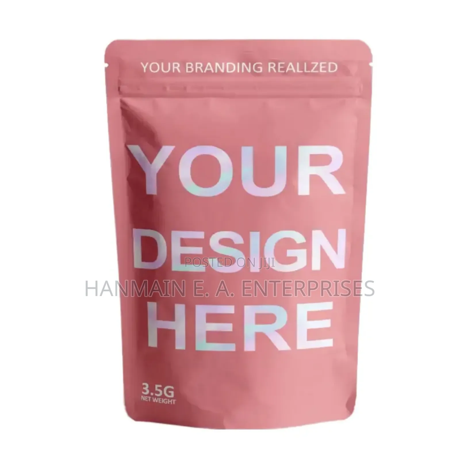 Stand Up Pouch Aluminum Ziplock Window Bags