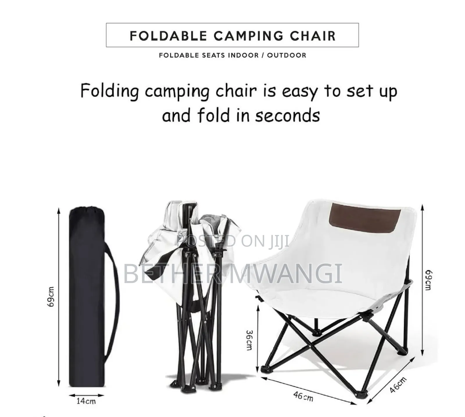 Versatile Foldable Camping Chair in Kenya
