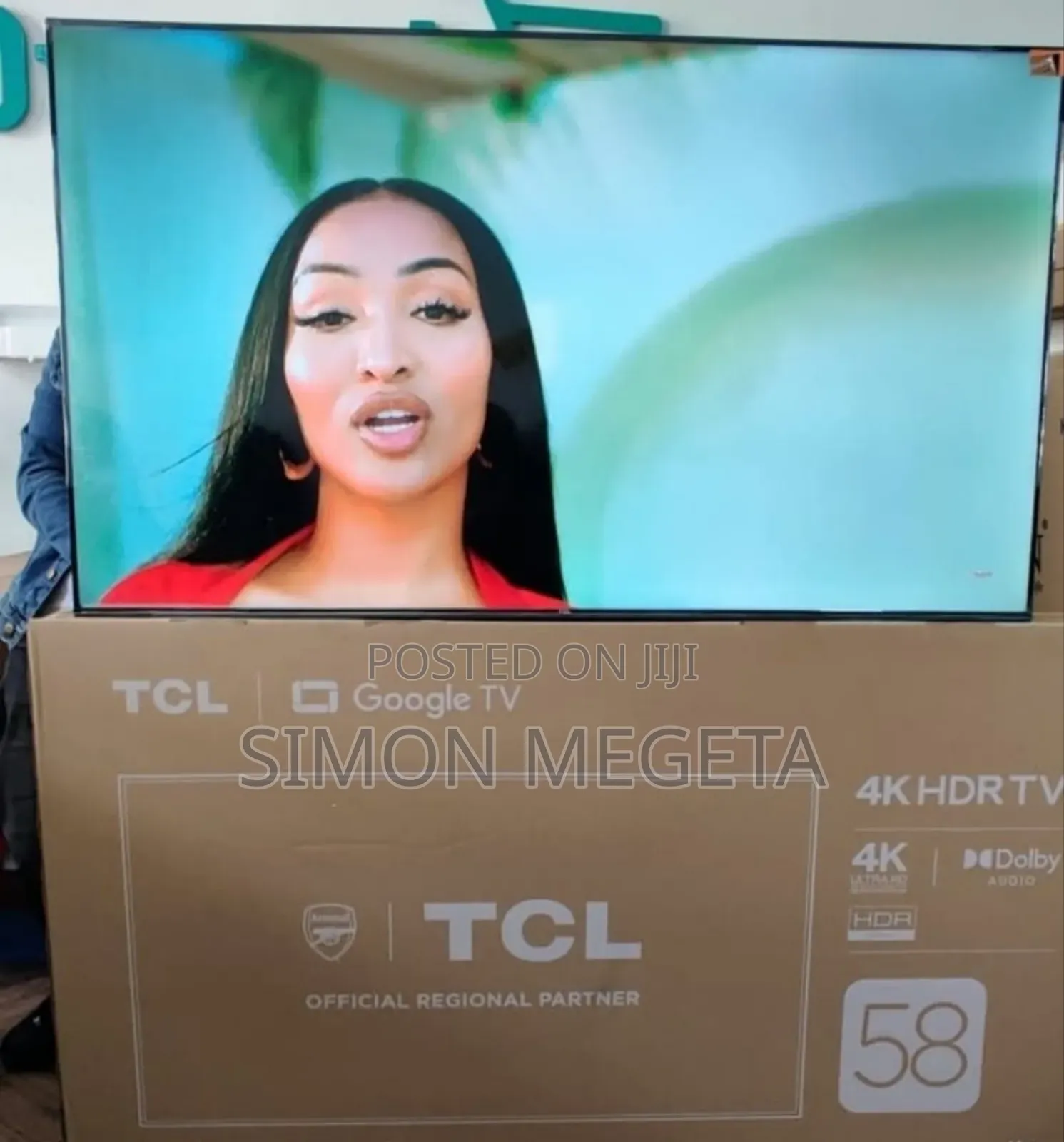 Wifi Enabled Tcl 58 Inch Goggle 4 K Hdr