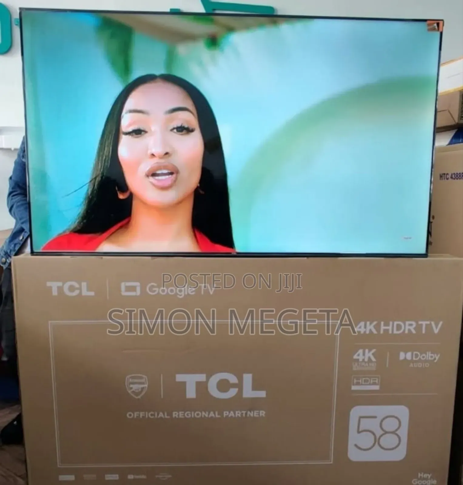 Wifi Enabled Tcl 58 Inch Goggle 4 K Hdr