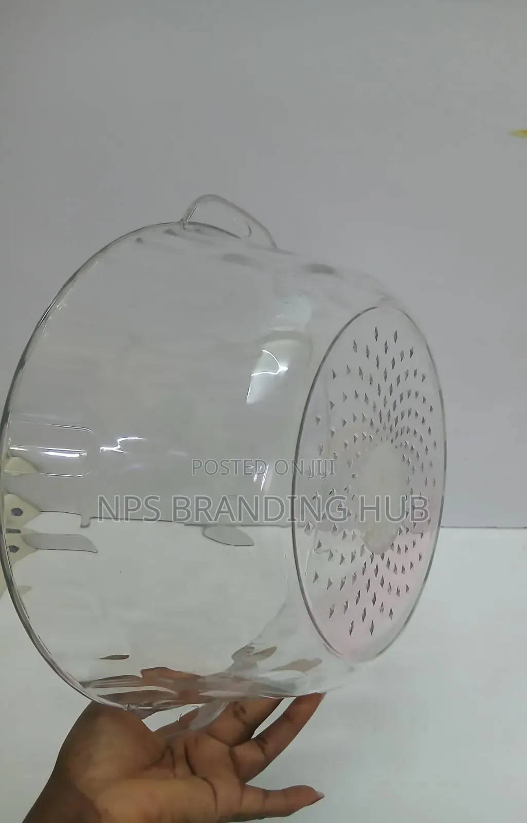 Acrylic Fruit / Salad Bowl Acrylic With Gold Rim Ao