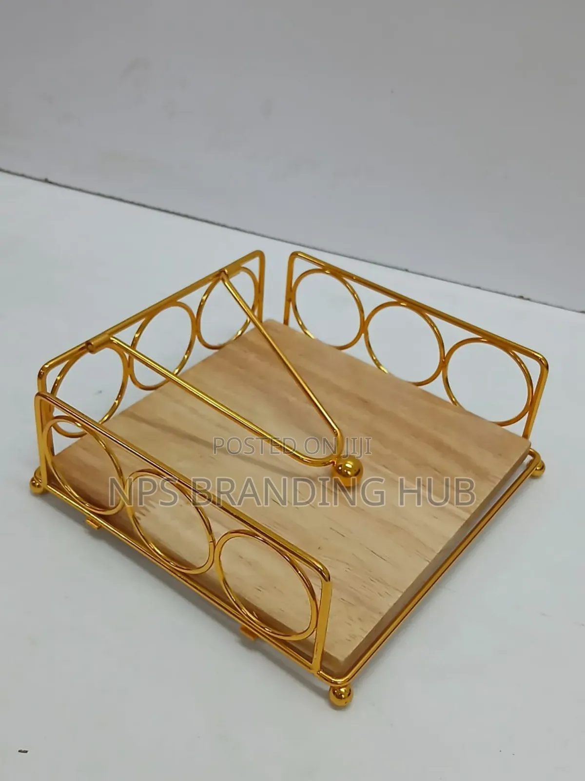 Flat Napkin/Serviette Holder ( With Wooden)Ao