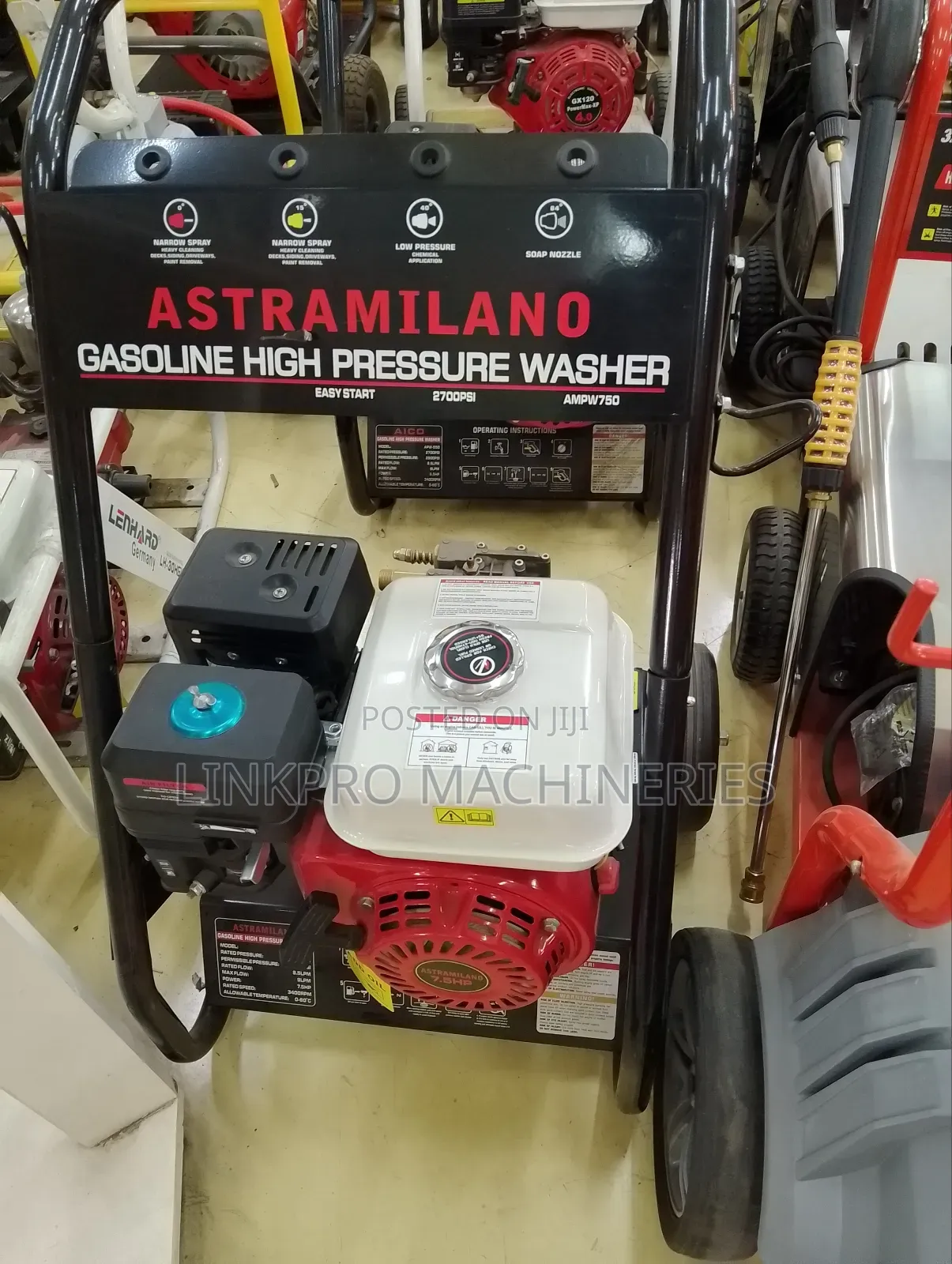 2700 Psi Astramillano Petrol Pressure Washer