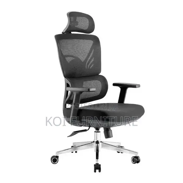 Office Chairs; High Back Premium Orthopedic Executive Office Seat