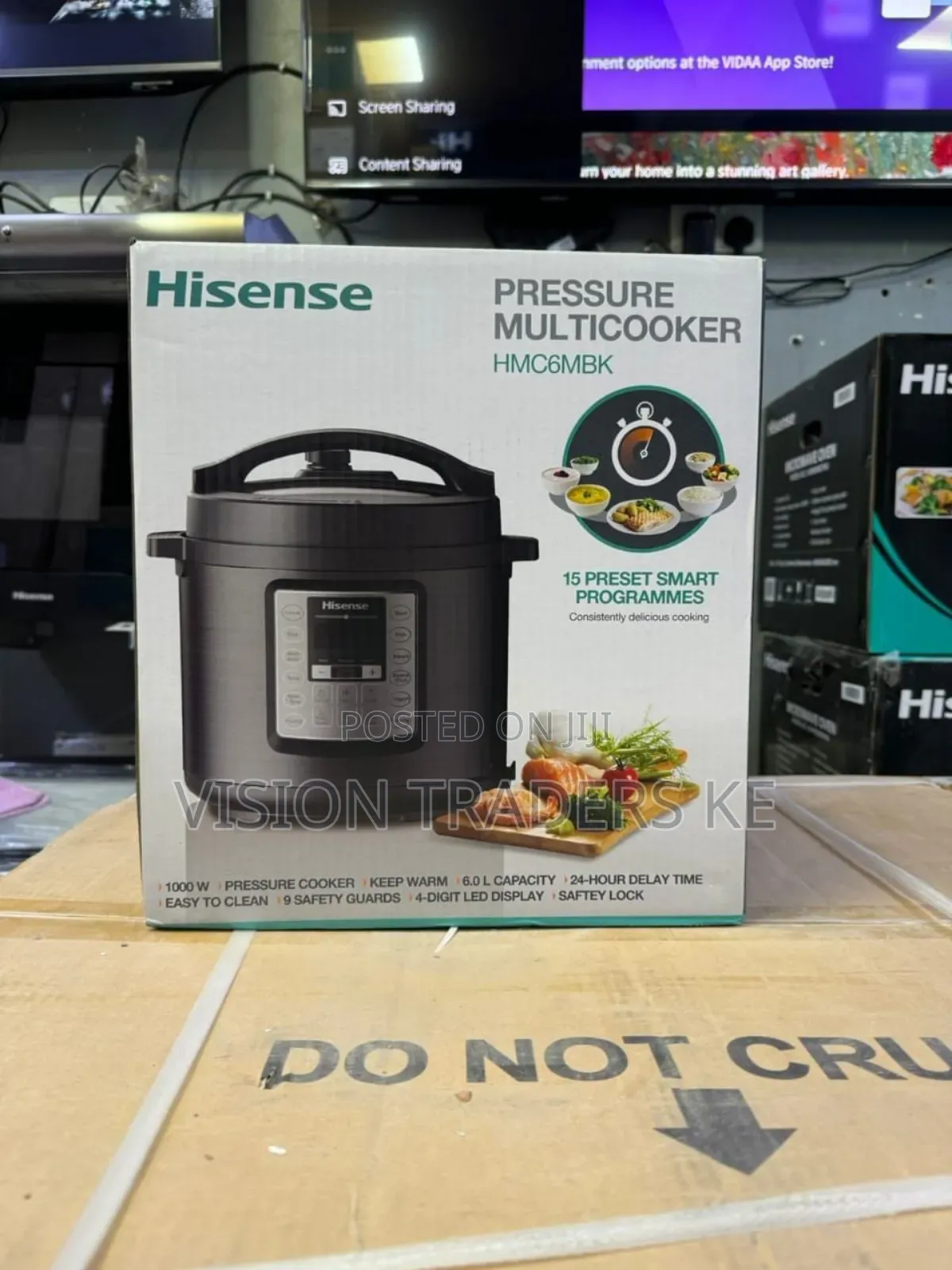 Hisense Pressure Cooker 6ltrs 6-in-1 Multi Cooker