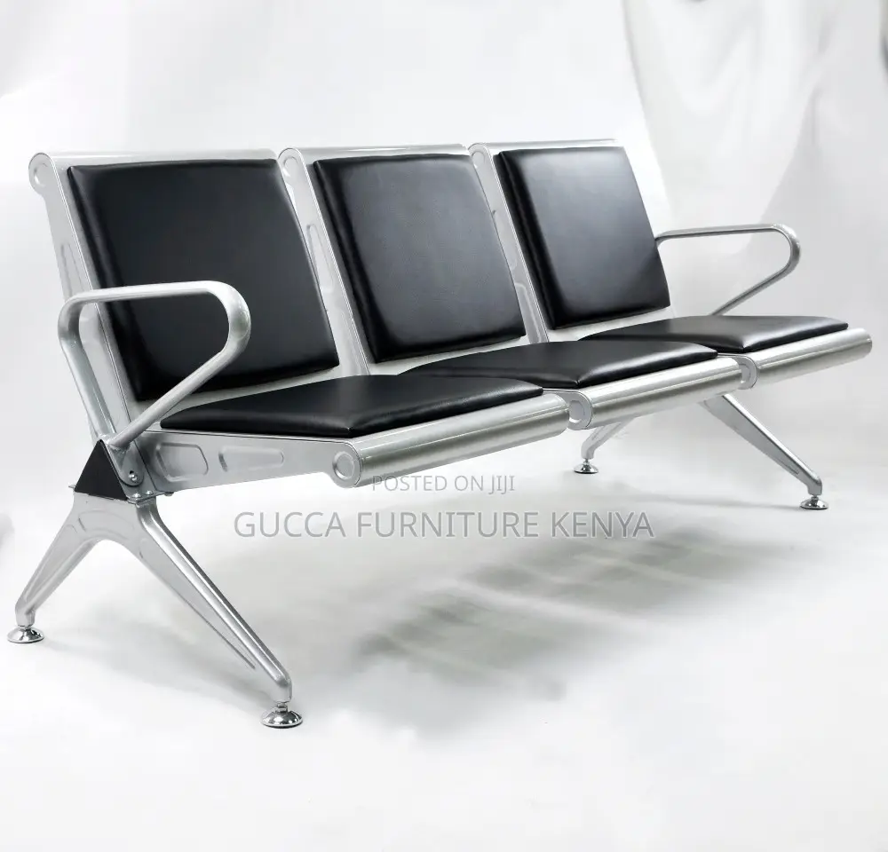 3-Seater Durable Reception Waiting Bench