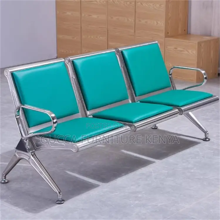 3-Seater Durable Reception Waiting Bench