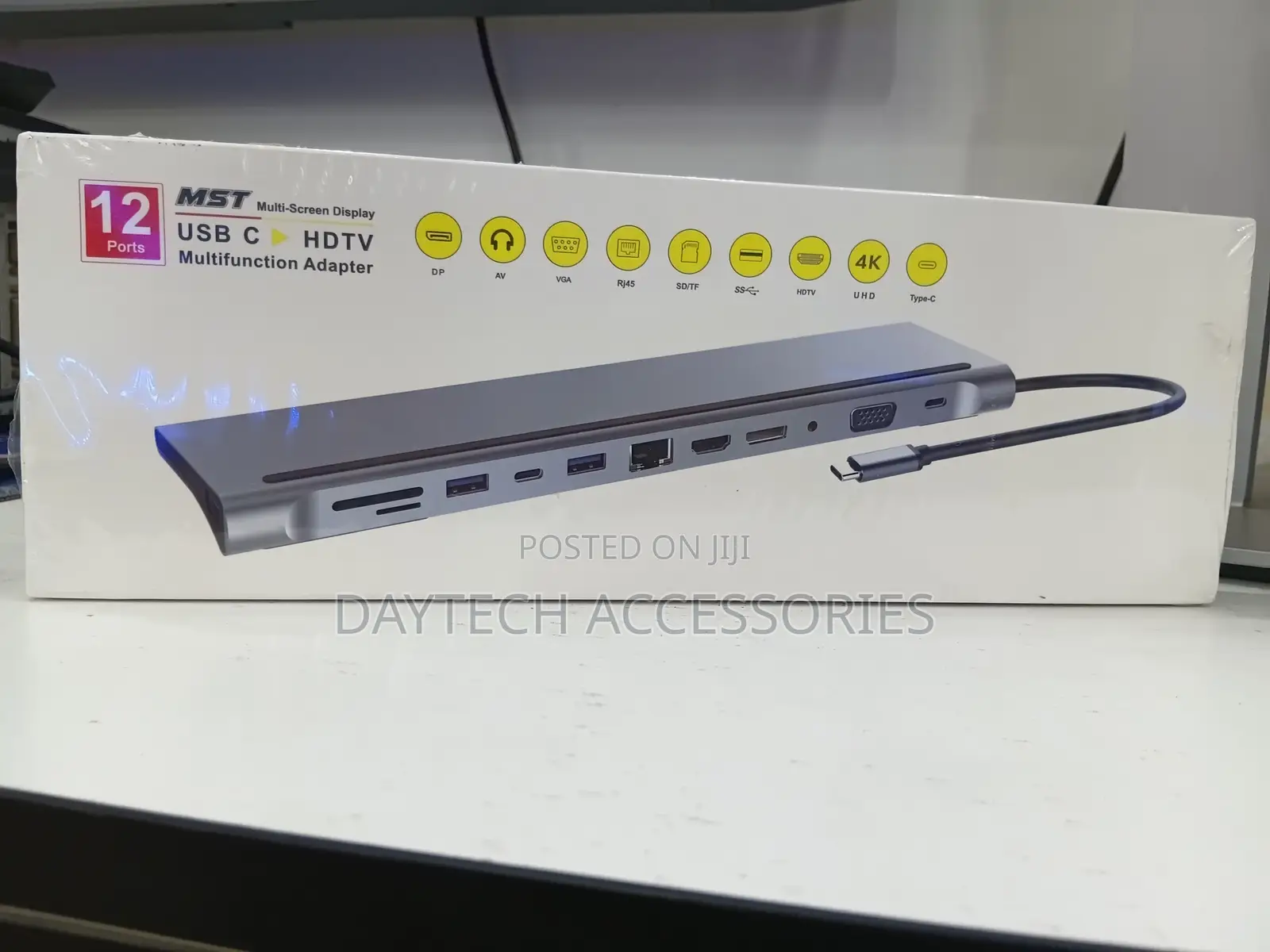 MST 12-in-1 Multi-Screen Usb-C Hub Docking Station Adapter
