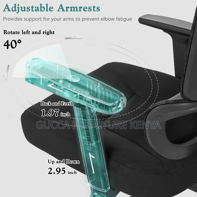 Executive Mesh Task Chair With Lumbar Support