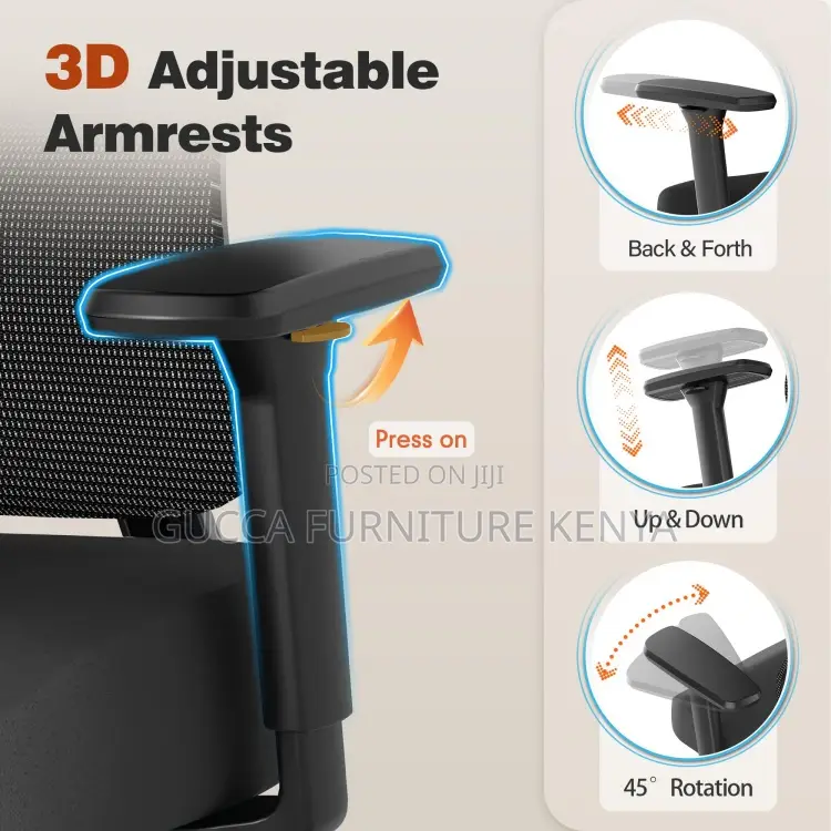 Executive Mesh Task Chair With Lumbar Support