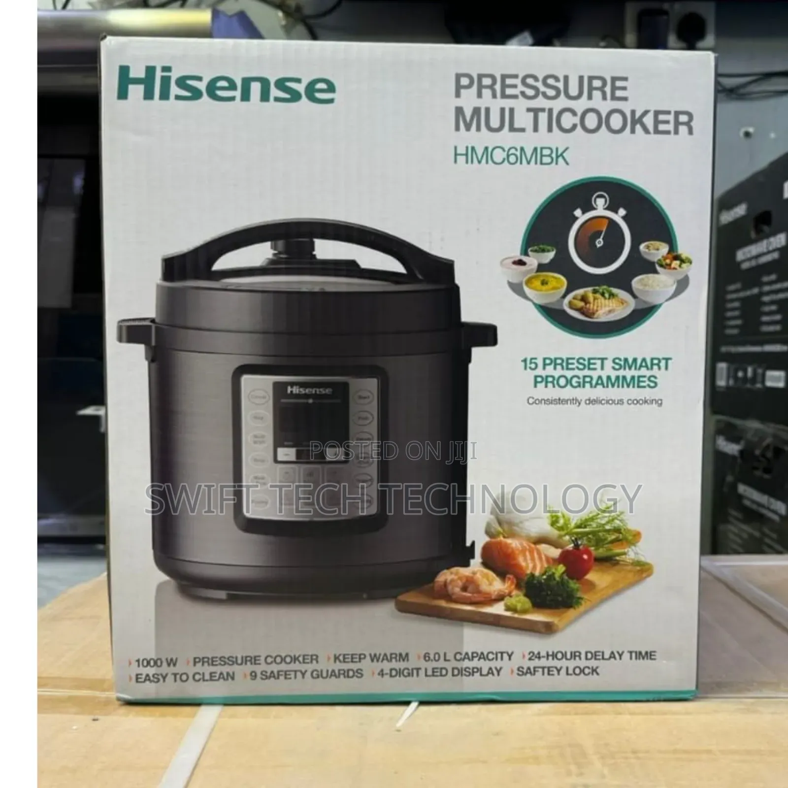 Hisense Pressure Cooker 6 Liters 6-in-1 Multi Cooker