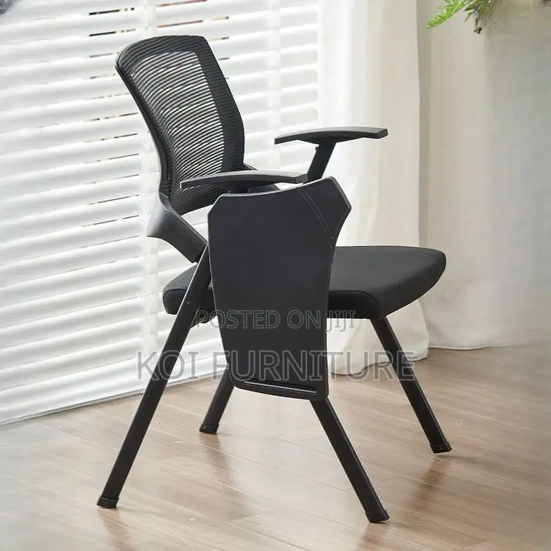 Office Chair; Conference Schooling Office Chair With Writing Pad