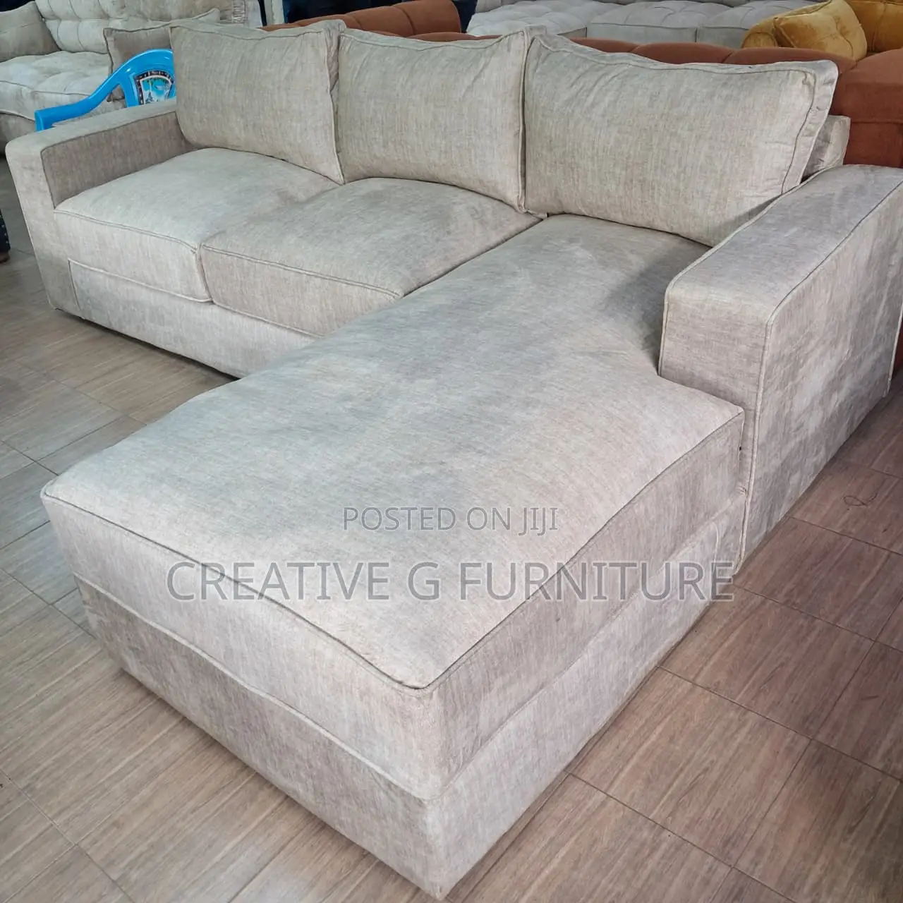 Luxury L-Shaped Sofa Set 6 Seater