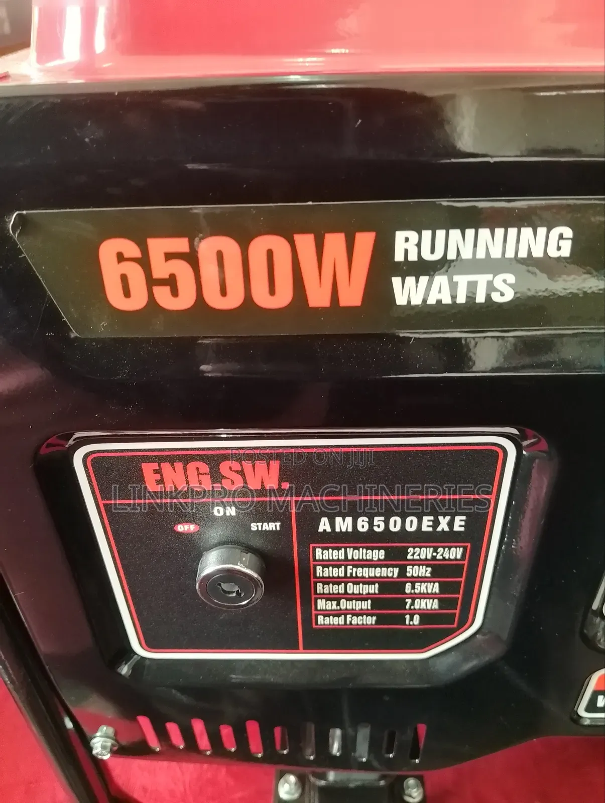 6.5 Kva Aico Keystart Petrol Generator