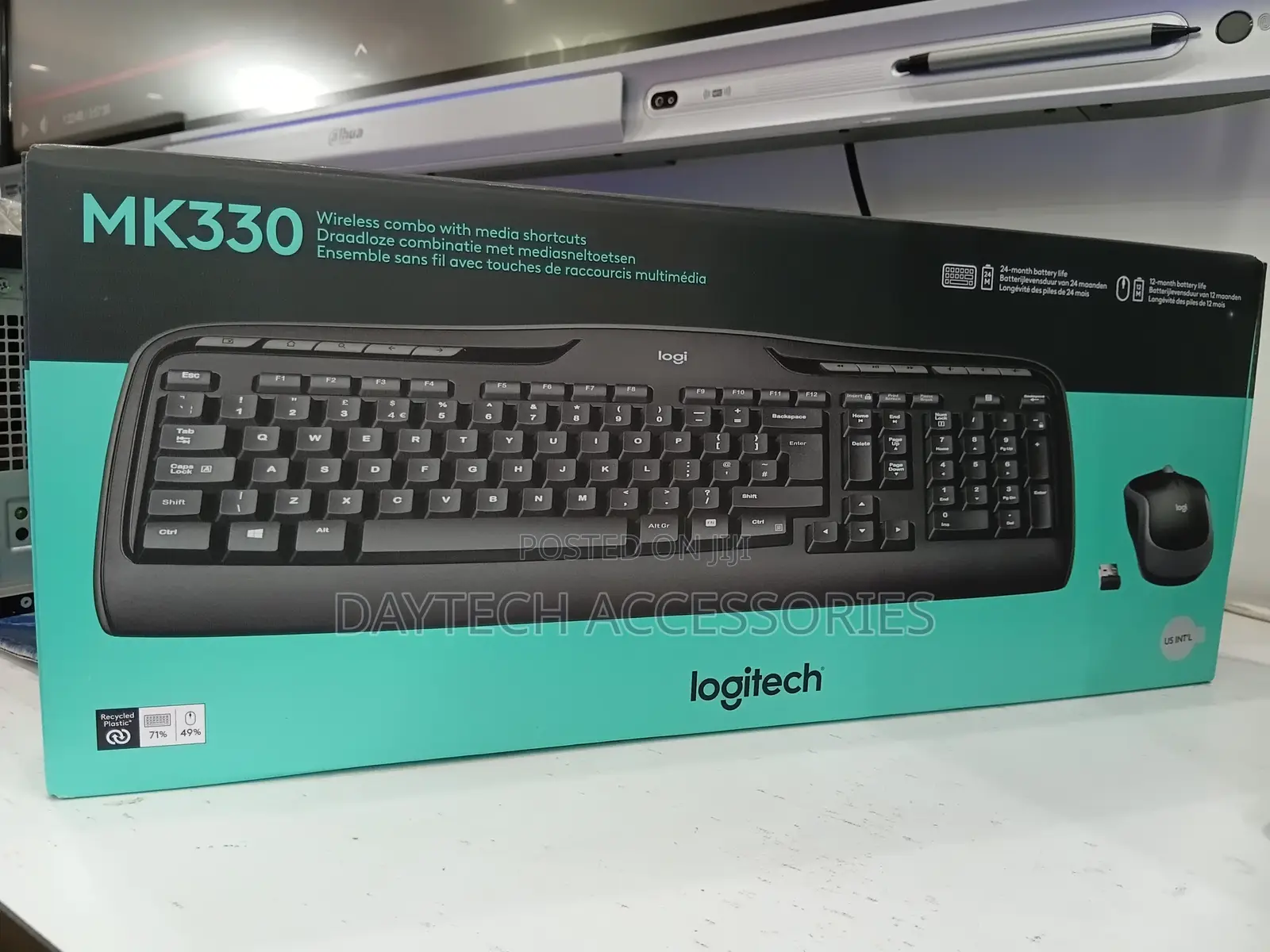 This Is the Logitech Mk330 Wireless Keyboard and Mouse Combo.