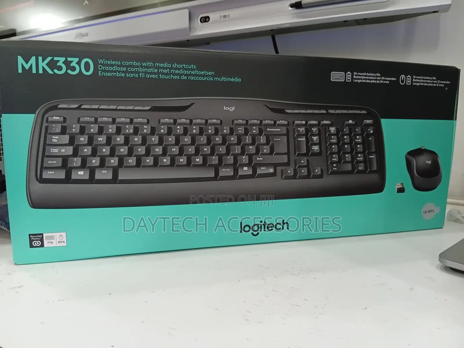 This Is the Logitech Mk330 Wireless Keyboard and Mouse Combo.
