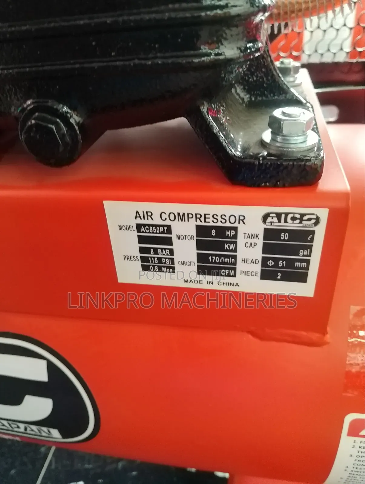 50 Litres Aico Petrol Air Compressor