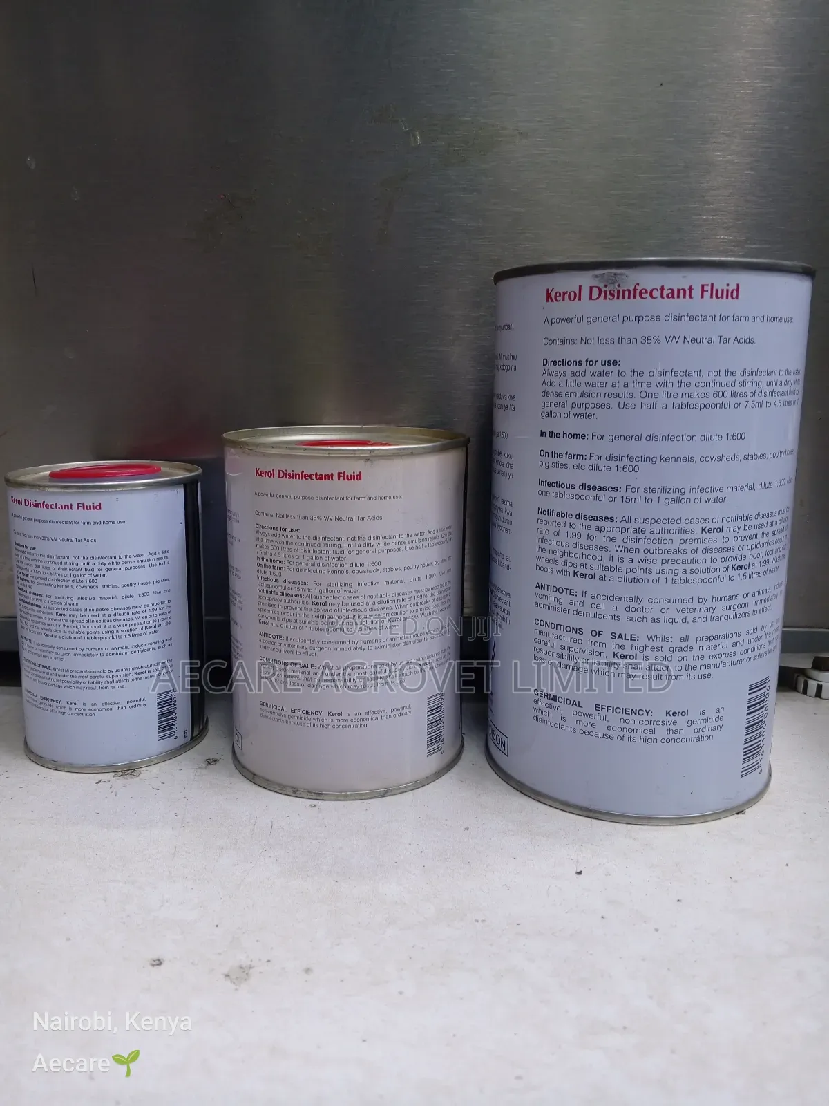 Kerol Disinfectant Fluid 250 Ml , 500ml , 1litre