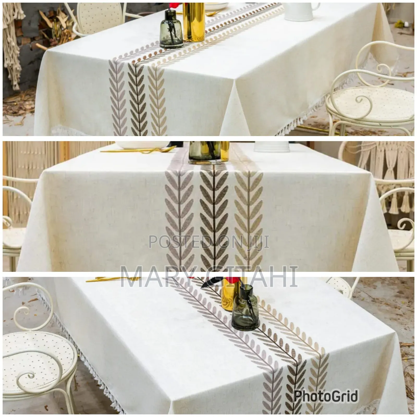 Cotton Linen Table Cloth
140*220cm