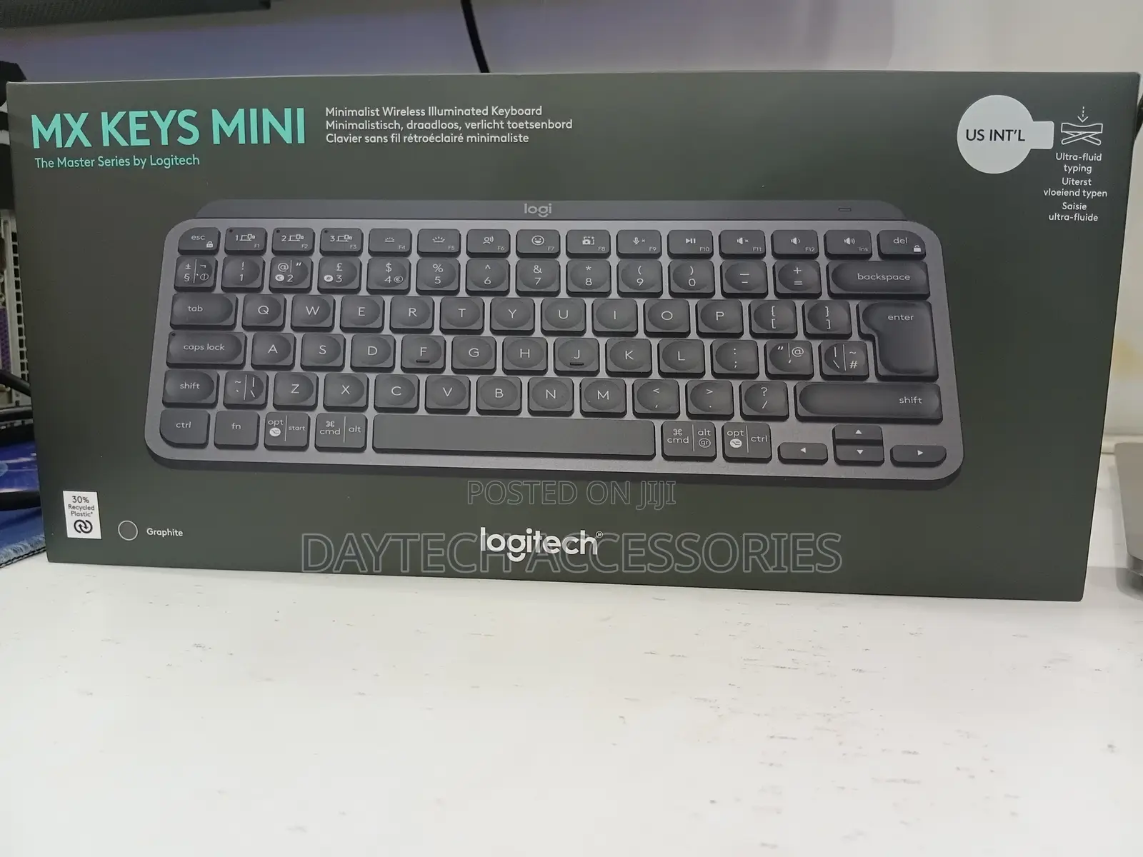 Genuine Logitech Mx Keys Mini Minimalist Wireless Illuminated Keyboard