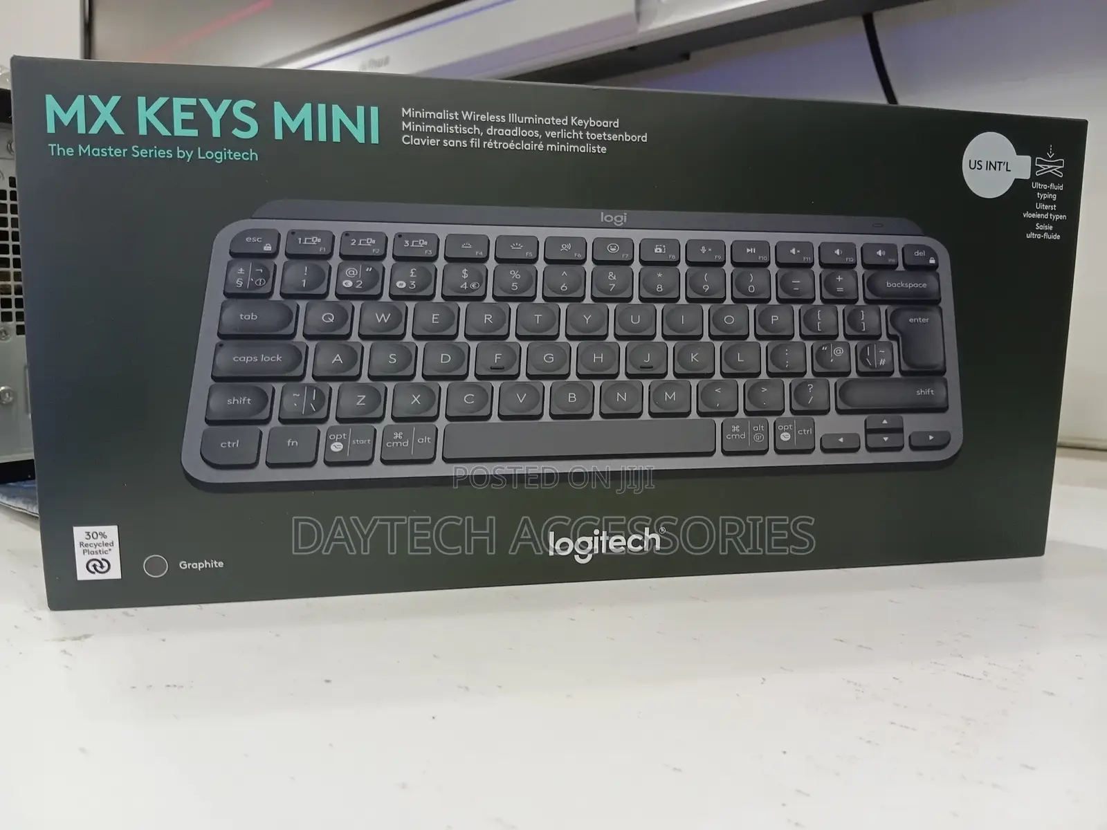 Genuine Logitech Mx Keys Mini Minimalist Wireless Illuminated Keyboard