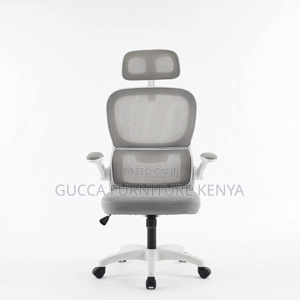 White Executive Ergonomic High-Back Chair