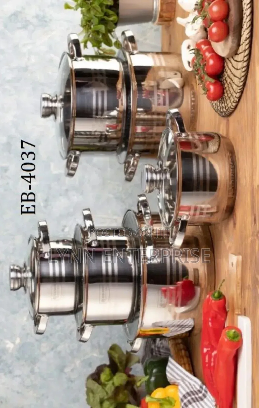 *12pc Edenburg Stainless Steel Cookware*