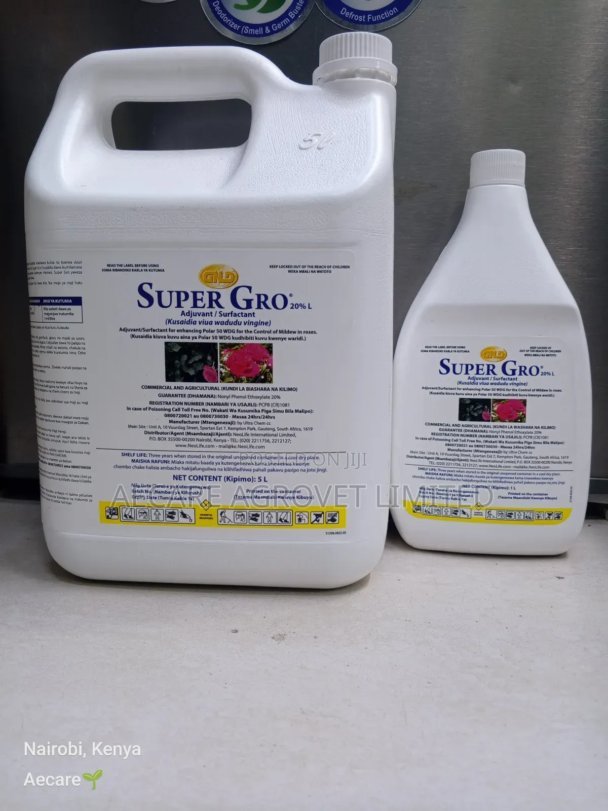 Super Gro Adjuvant/ Surfactant GND 1litre, 5litre