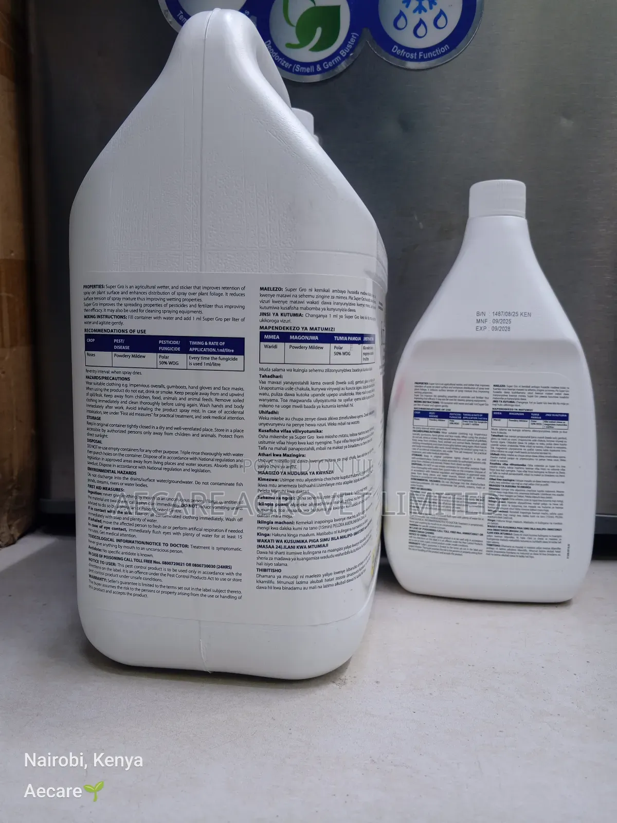 Super Gro Adjuvant/ Surfactant GND 1litre, 5litre
