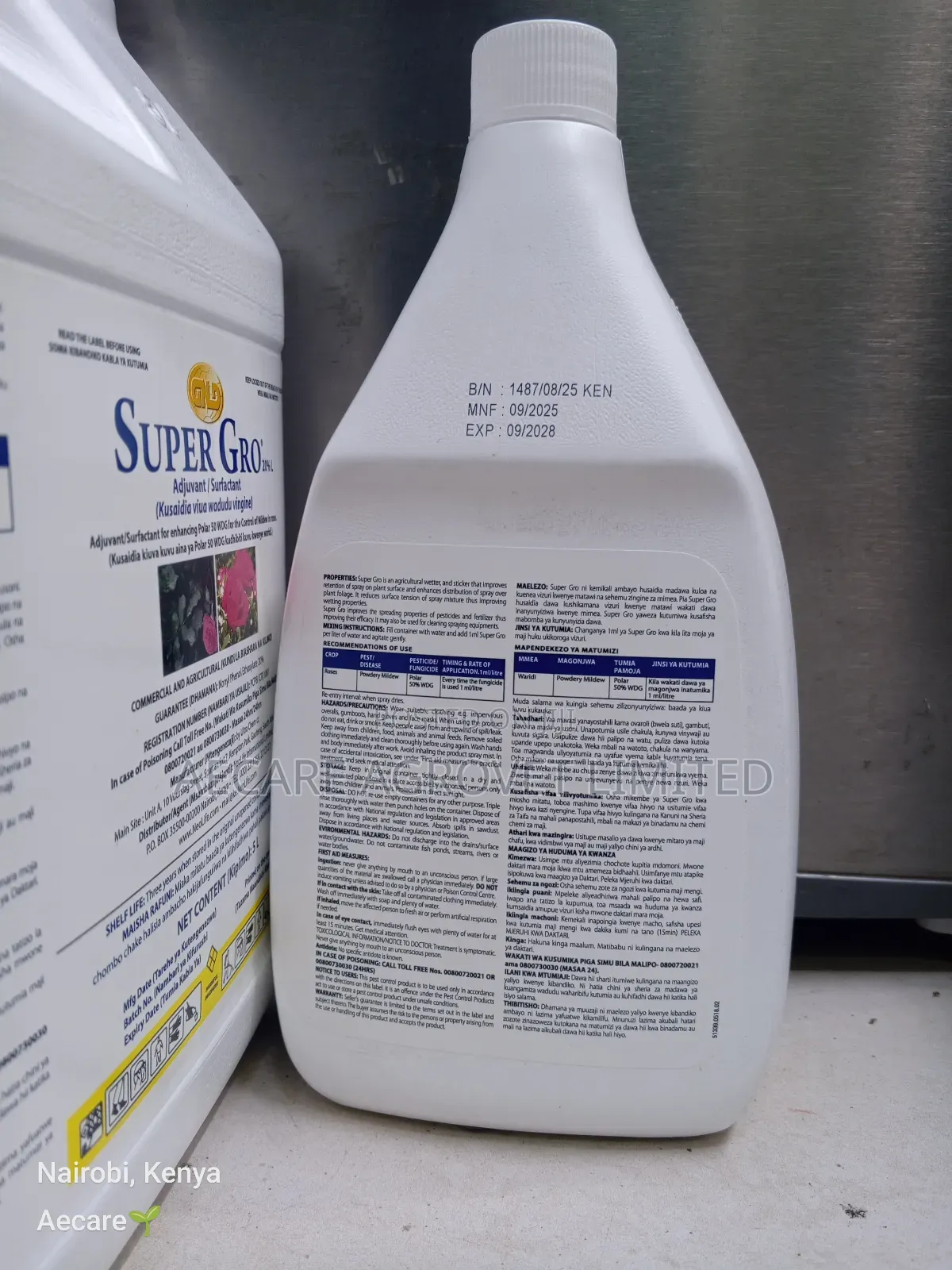 Super Gro Adjuvant/ Surfactant GND 1litre, 5litre