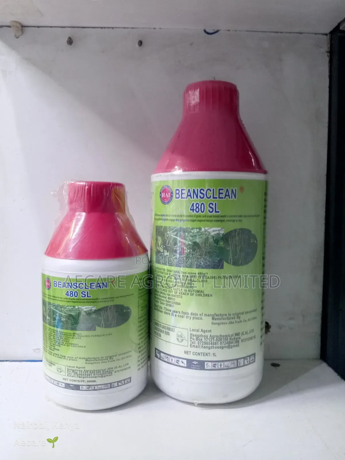 Beansclean 480 Sl Herbicide 500ml, 1litre