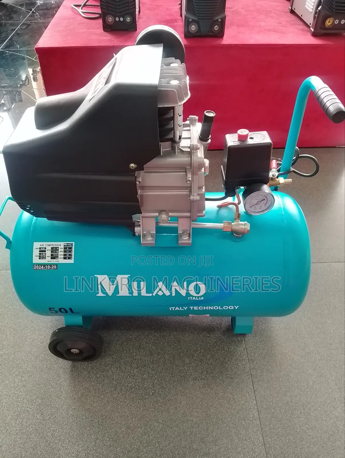 2.5hp 50 Litres Milano Electric Air Compressor