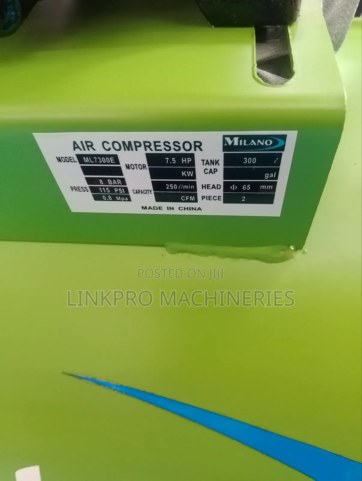 300 Litres Double Pistons Petrol Engine Air Compressor