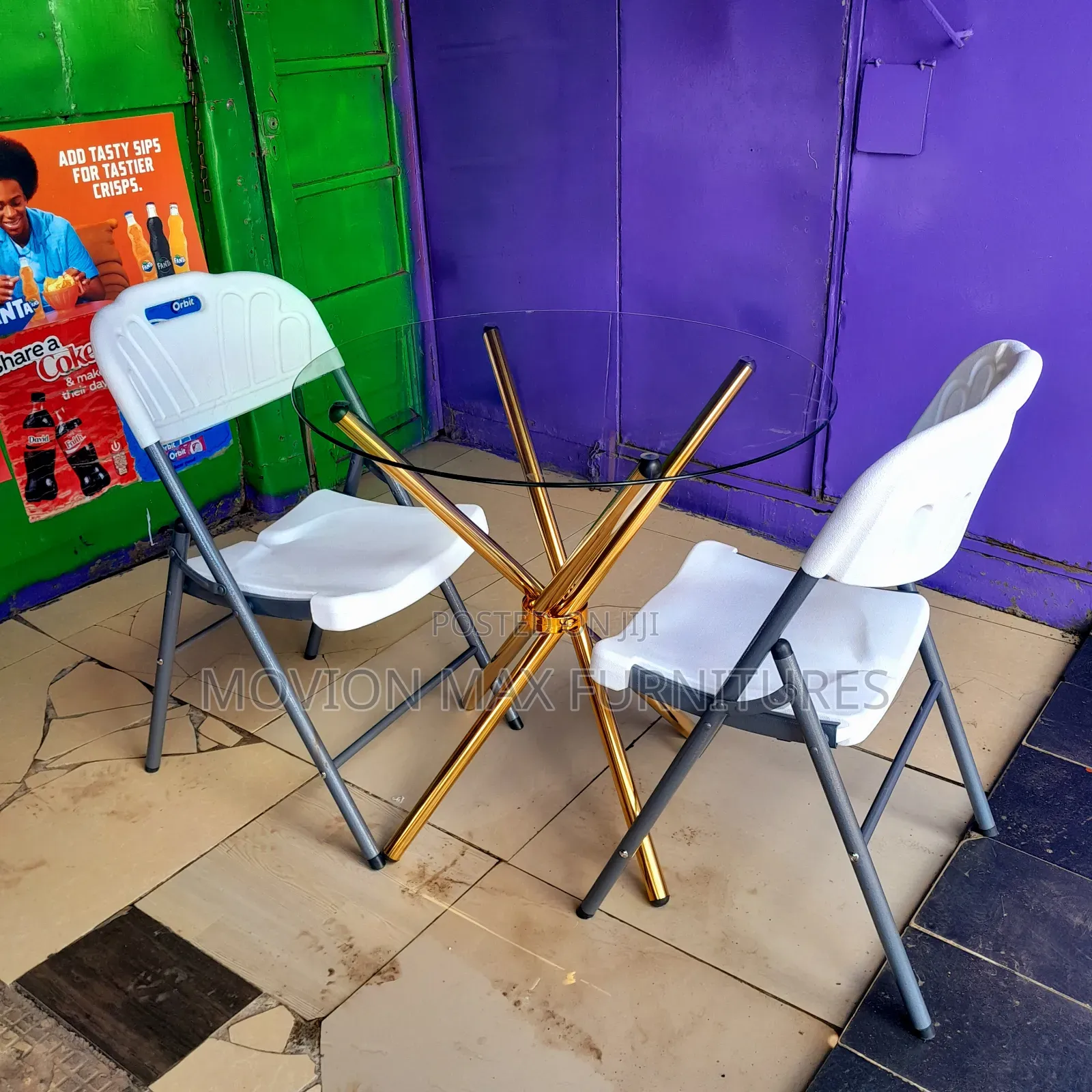 Fold Foldable Chairs +Table