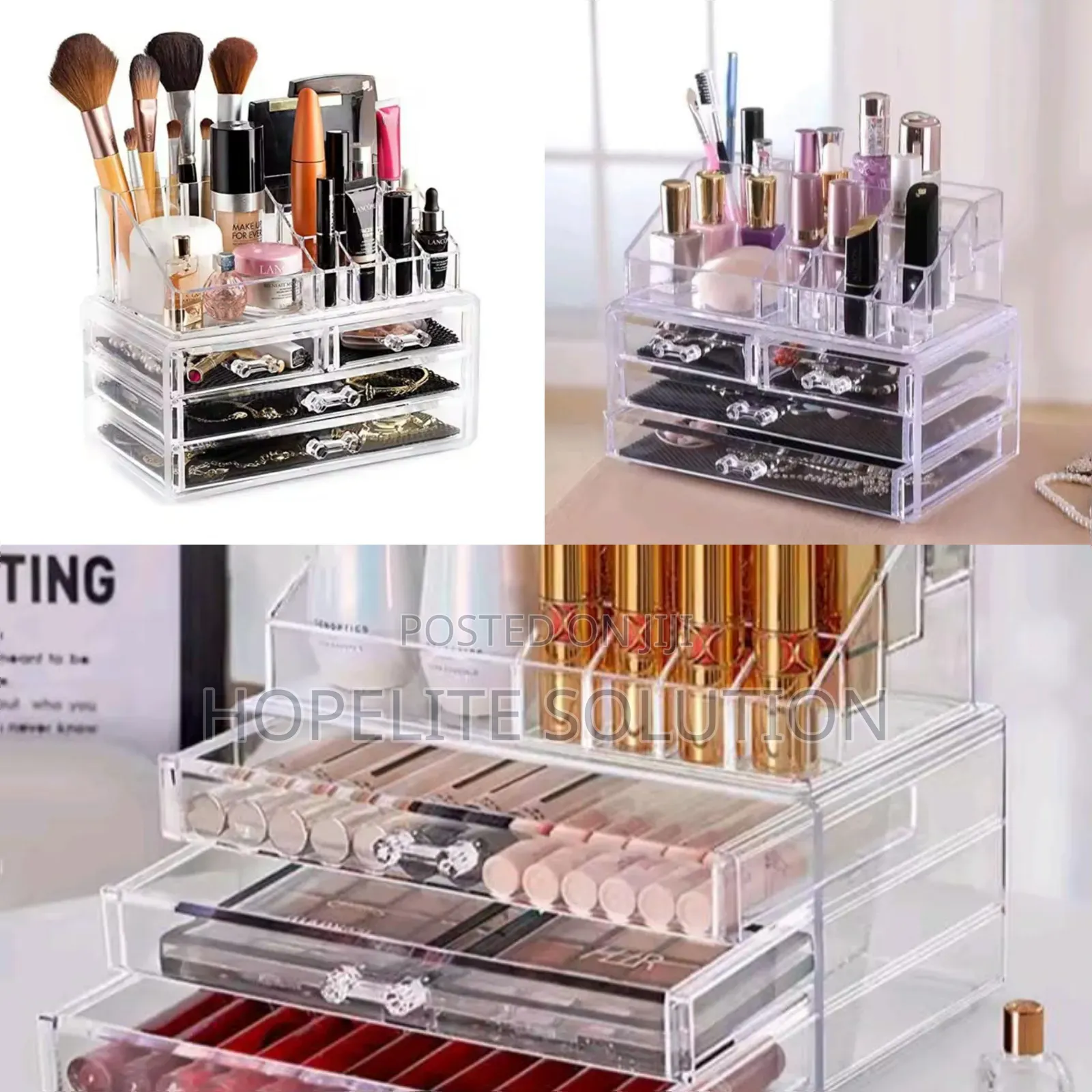 Acrylic Transparent Makeup Drawer