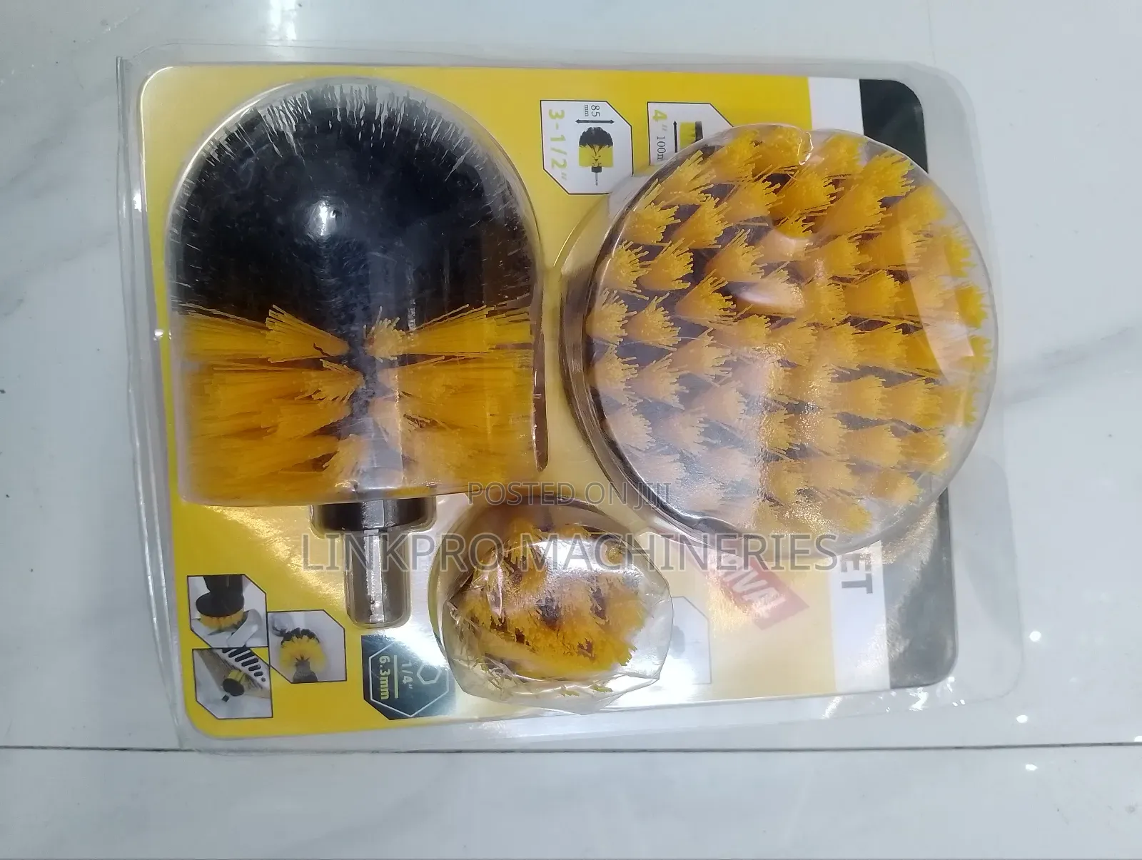 3 Pcs Drill Brush Set