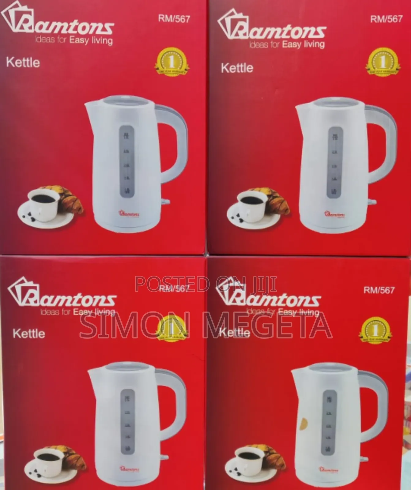 Ramton Electric Kettle 3litres