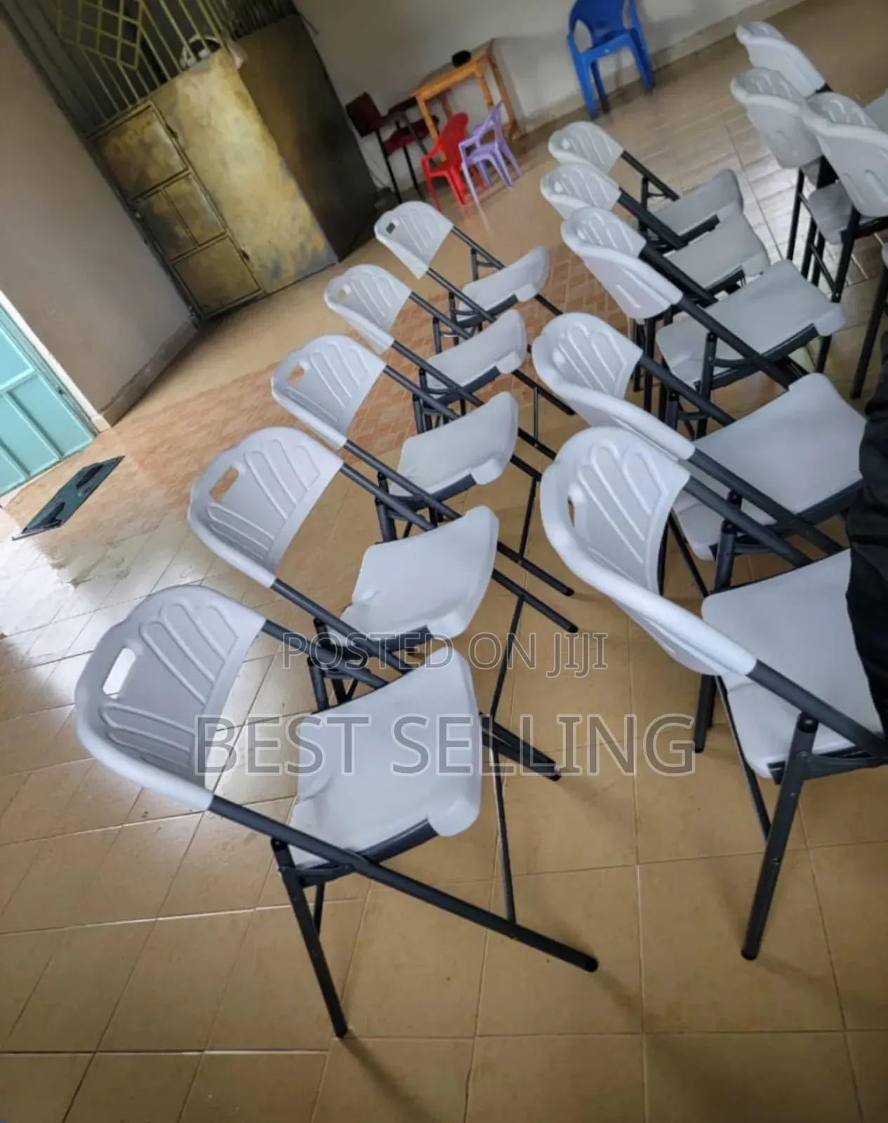 White Conference Chairs