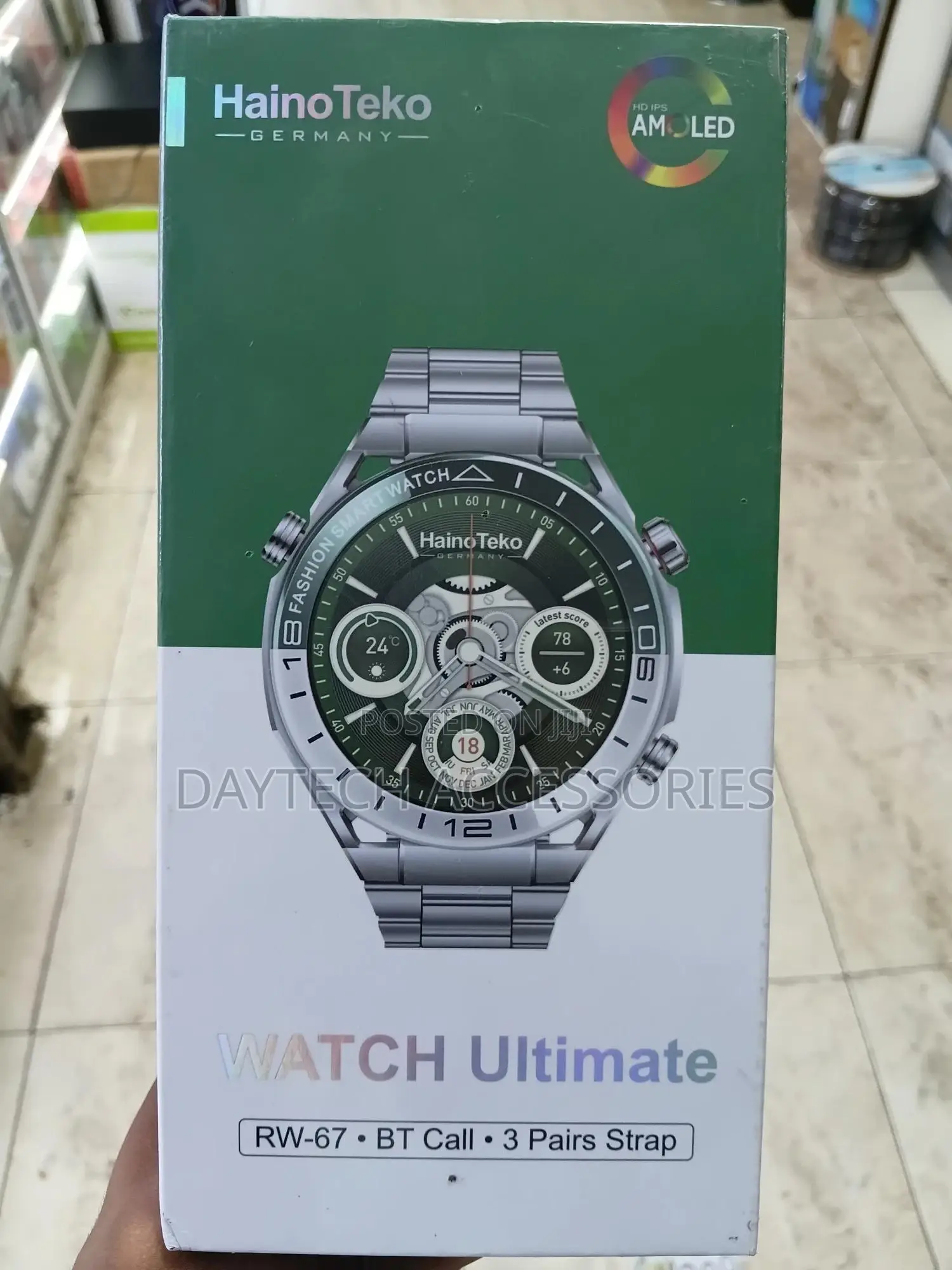 Hainoteko Rw-67 Watch Ultimate Smart Watch With Amoled Display